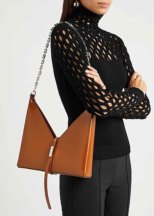 Túi xách Givenchy Cut Out Small Leather Bag màu nâu